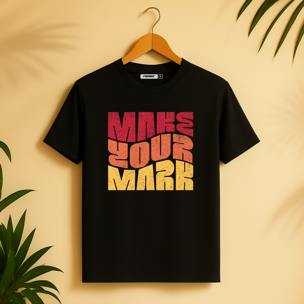 Make your mark T-Shirt. Premium Polyester Streetwear Tee.