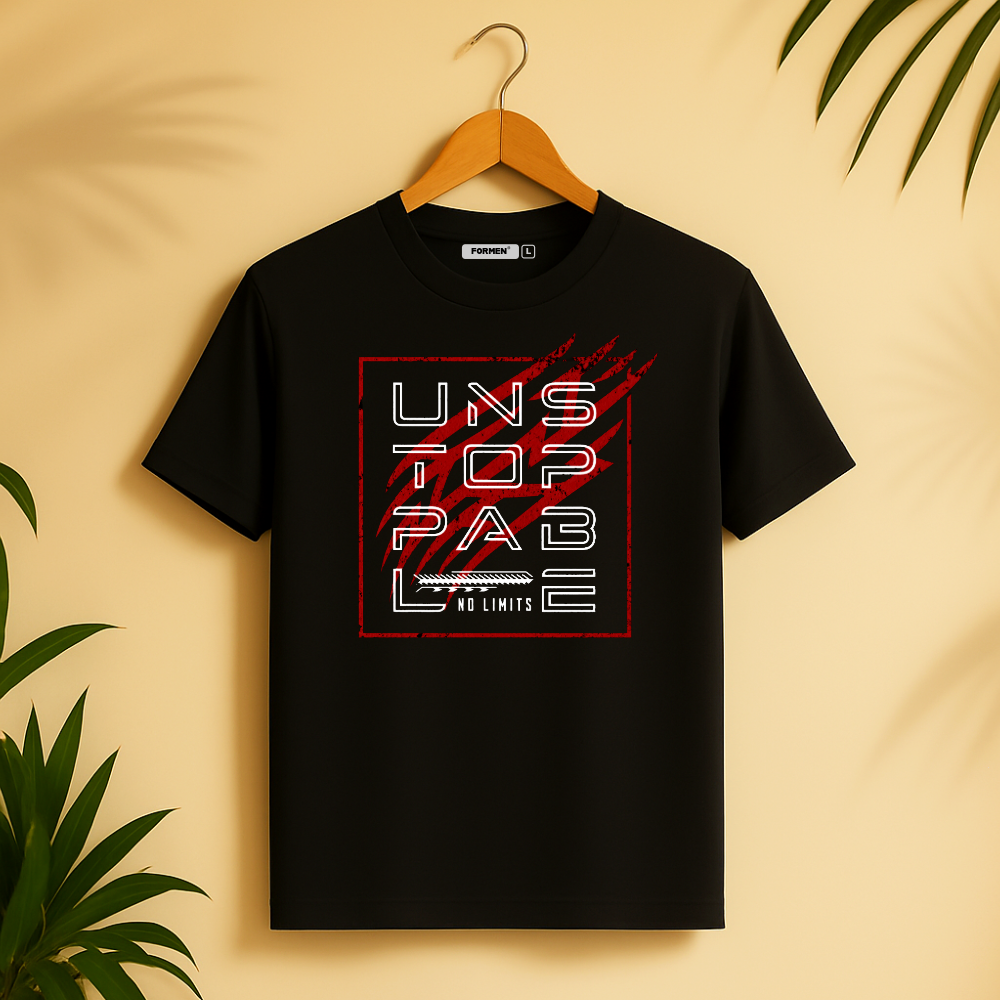 Unstoppable T-Shirt. Premium Polyester Streetwear Tee.