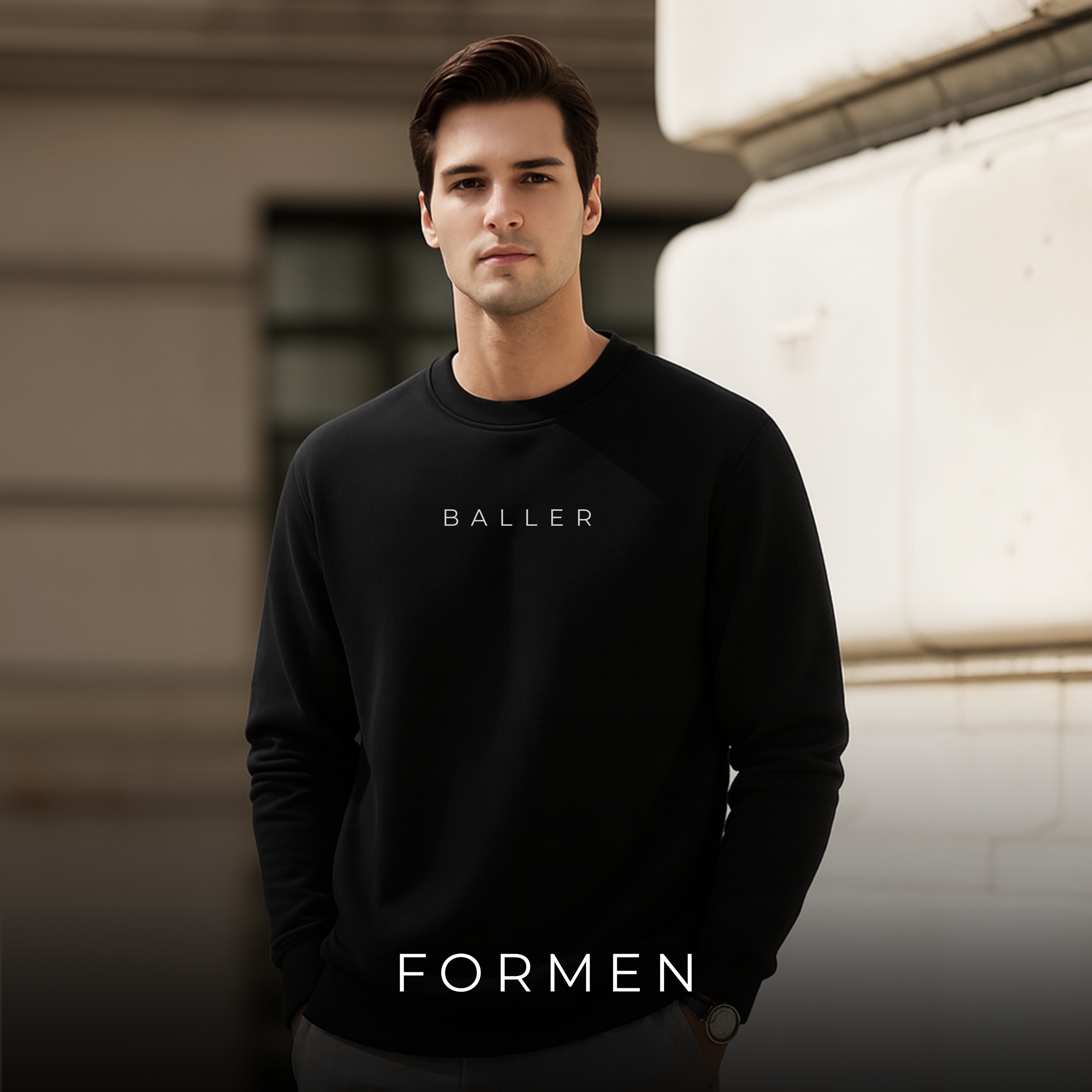 Baller Sweatshirt. Premium Luxury Streetwear Sweatshirt for Winter.