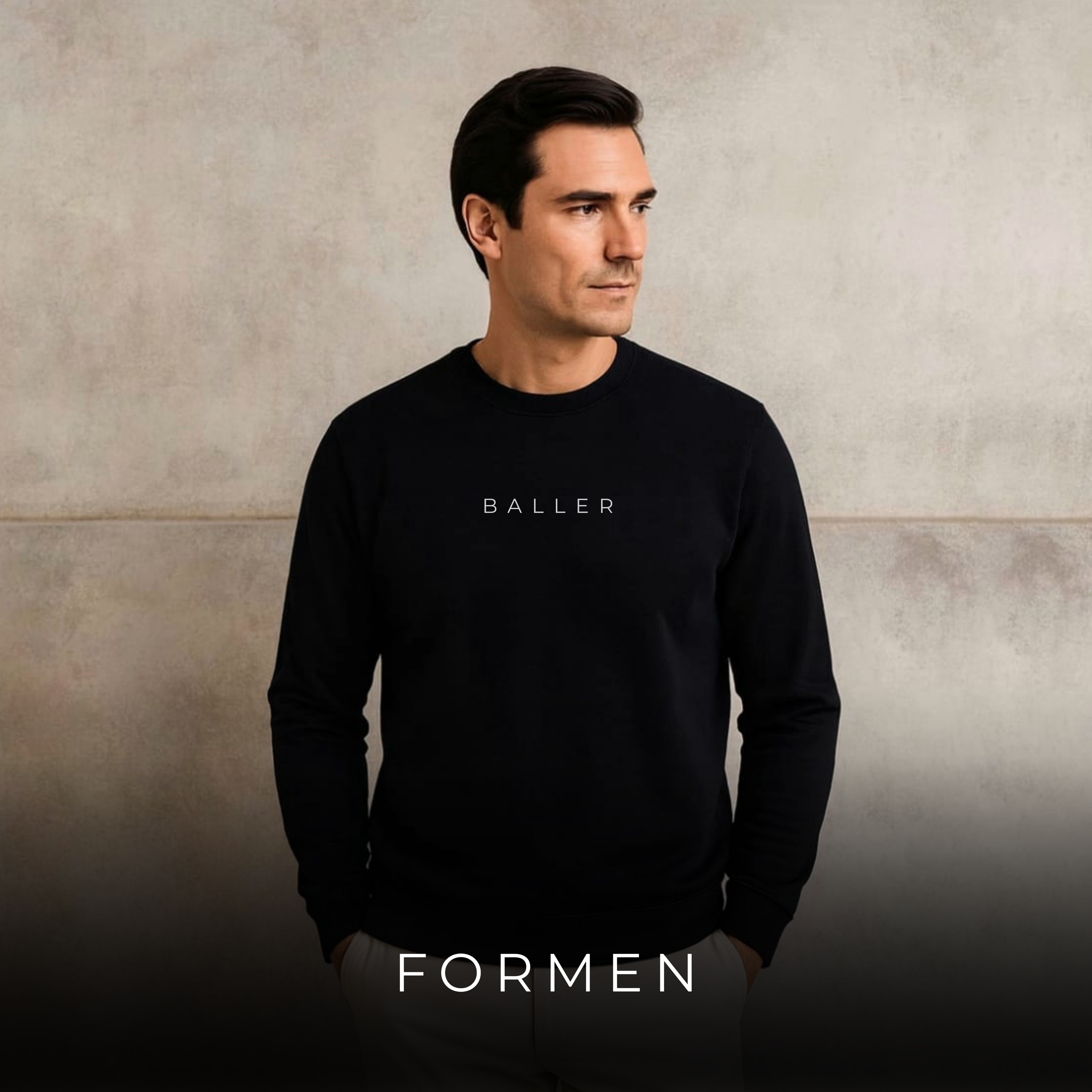 Baller Sweatshirt. Premium Luxury Streetwear Sweatshirt for Winter.