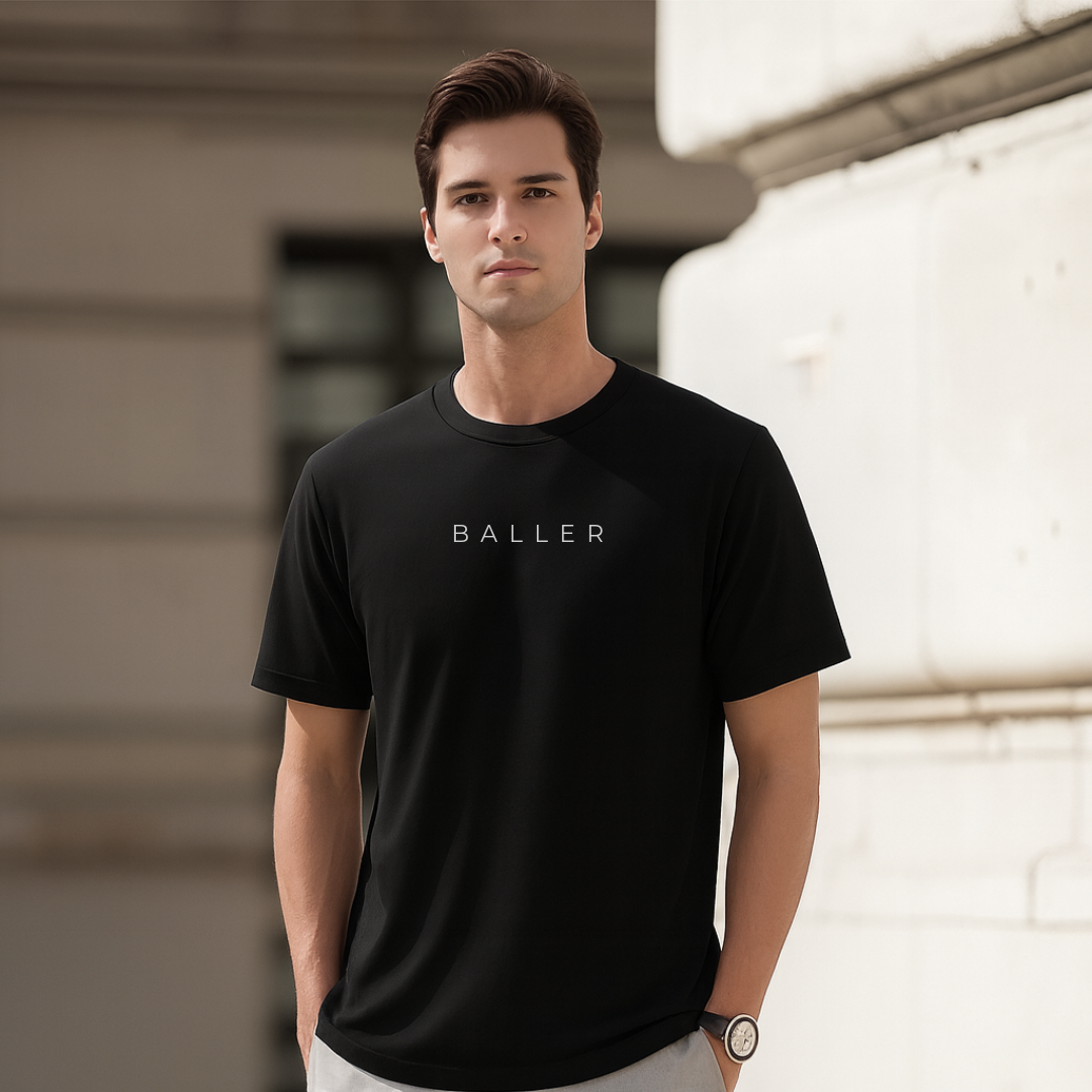 Baller T-Shirt. Premium Polyester Streetwear Tee