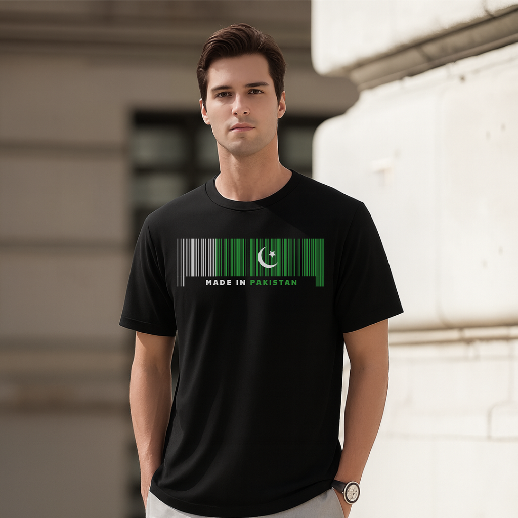 Made in Pakistan T-Shirt. Premium Polyester Streetwear Tee