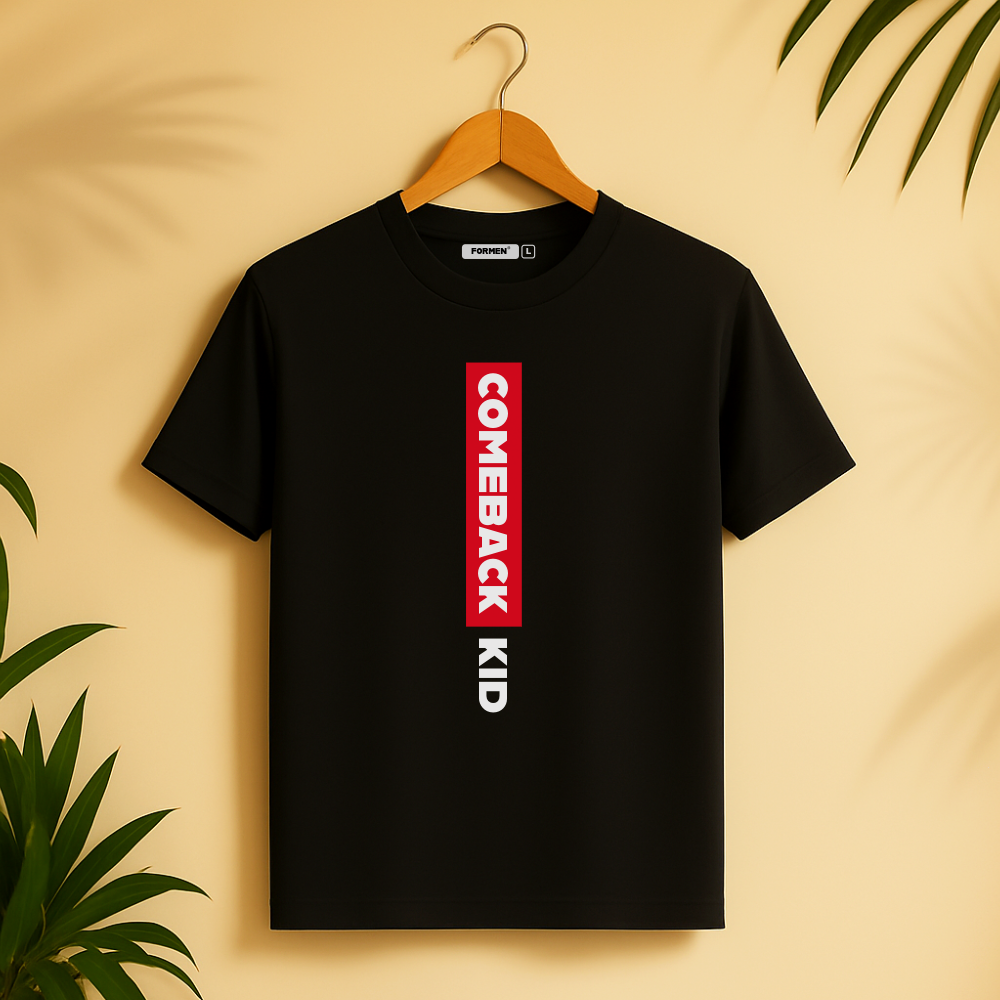 Comeback Kid T-Shirt. Premium Polyester Streetwear Tee