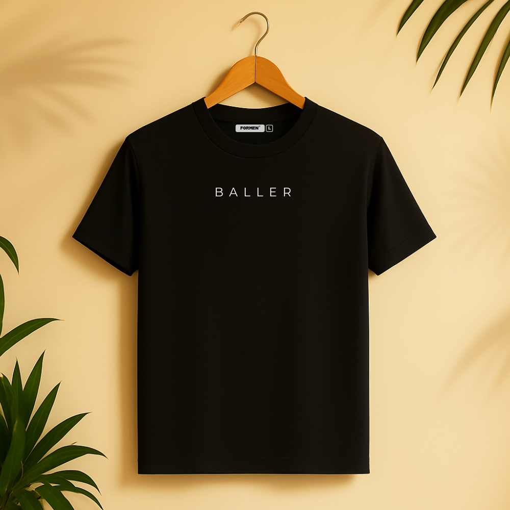 Baller T-Shirt. Premium Polyester Streetwear Tee