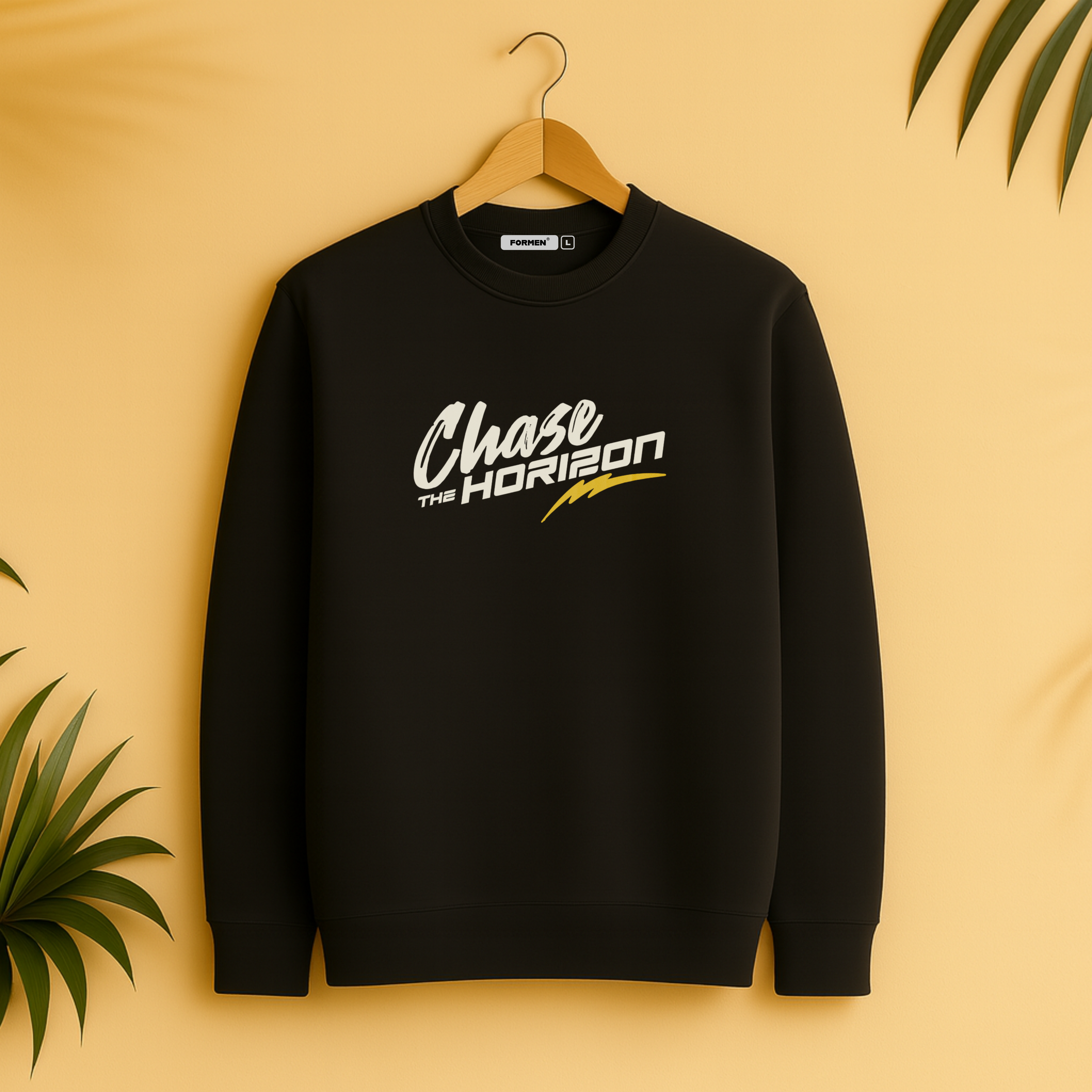 Chase The Horizon Sweatshirt. Premium Luxury Streetwear Sweatshirt for Winter.