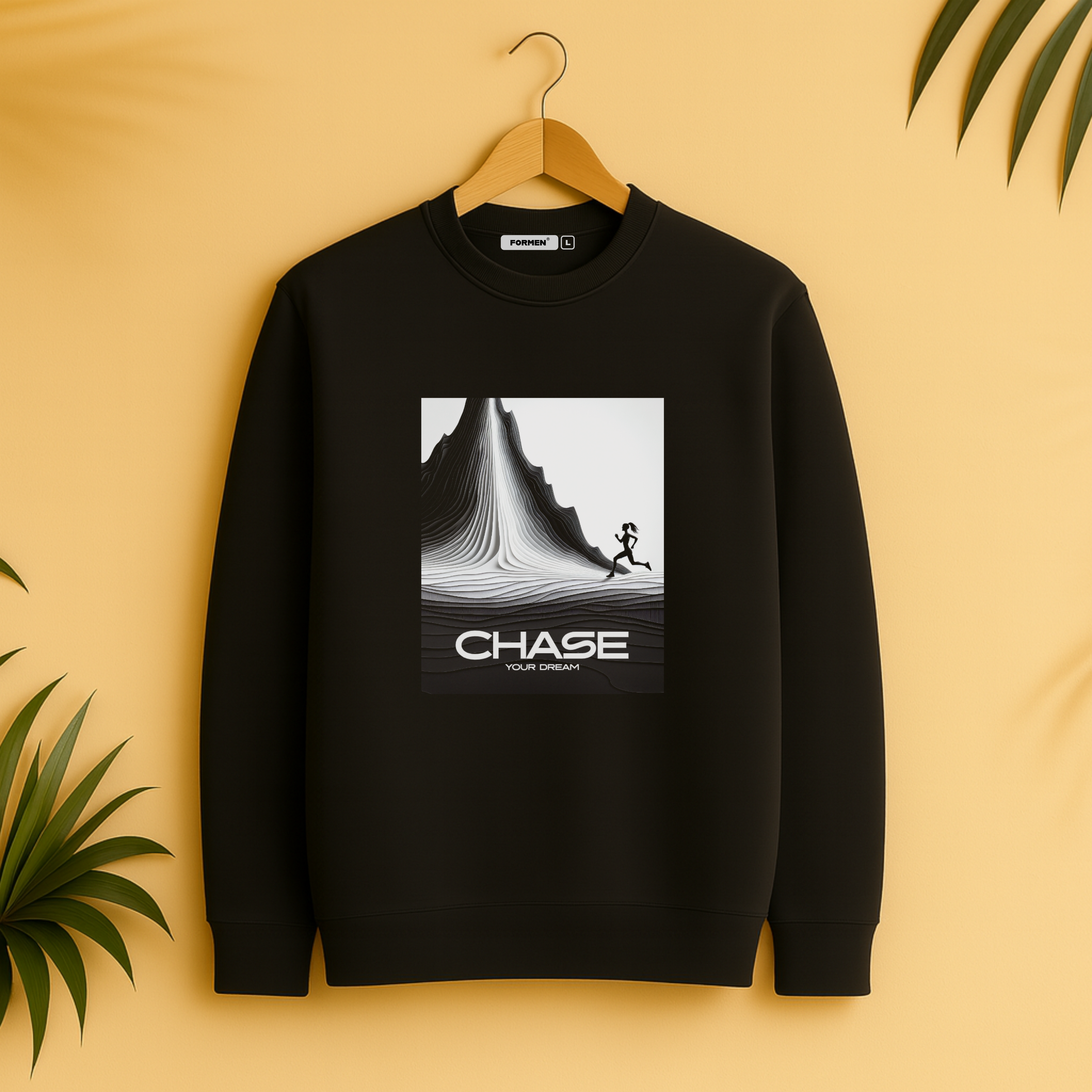 Chase Your Dream Sweatshirt. Premium Luxury Streetwear Sweatshirt for Winter.