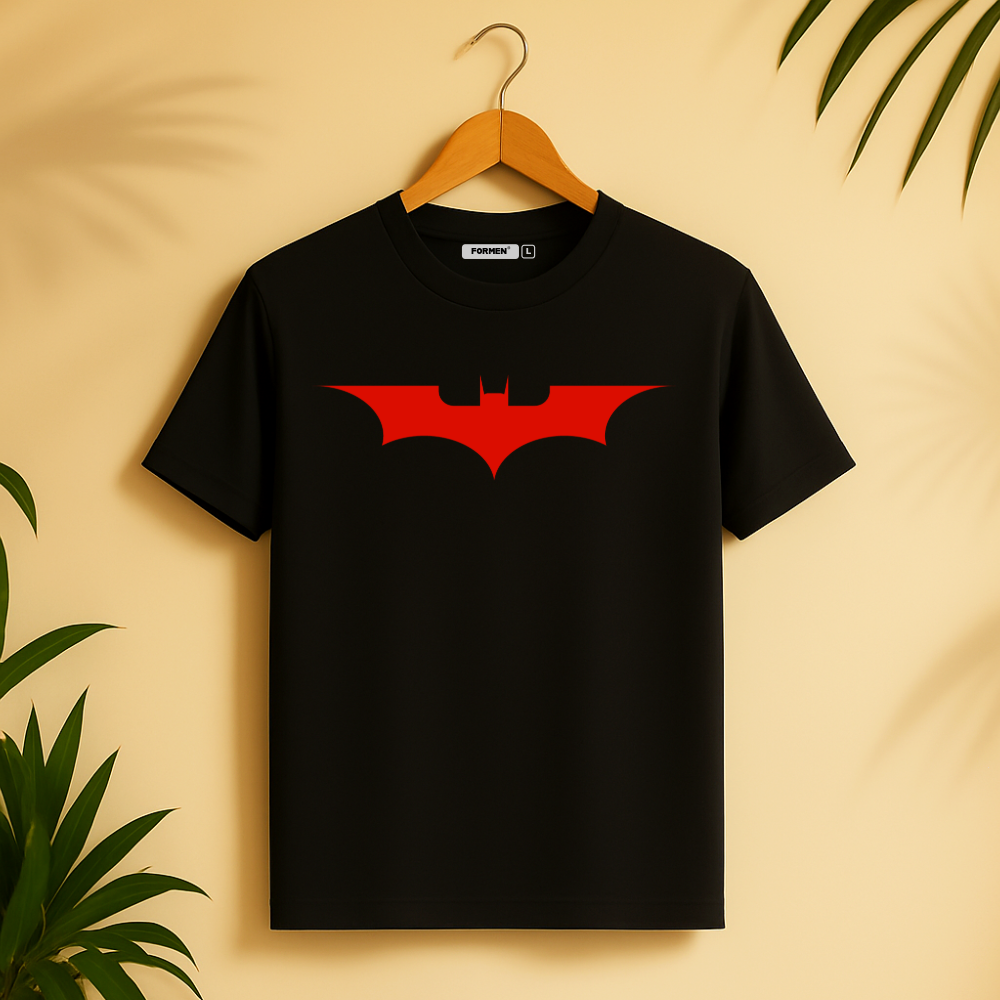 Flying Bat T-Shirt. Premium Polyester Streetwear Tee.
