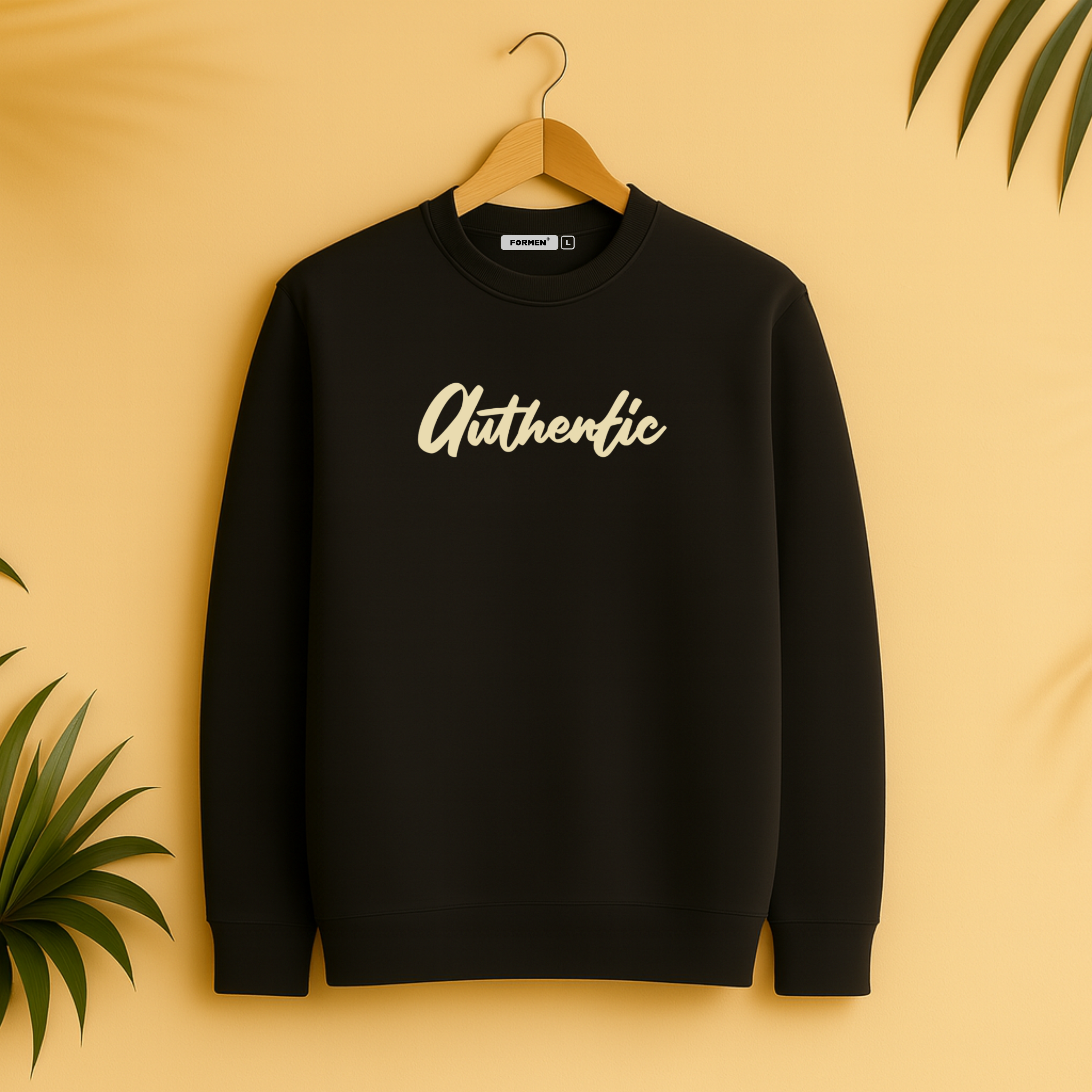Authentic Sweatshirt. Premium Luxury Streetwear Sweatshirt for Winter.
