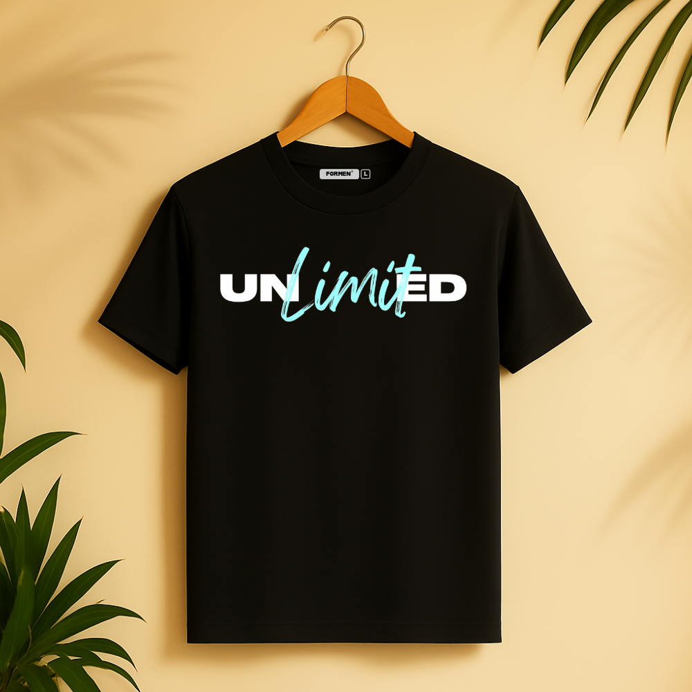 Unlimited T-Shirt. Premium Polyester Streetwear Tee.