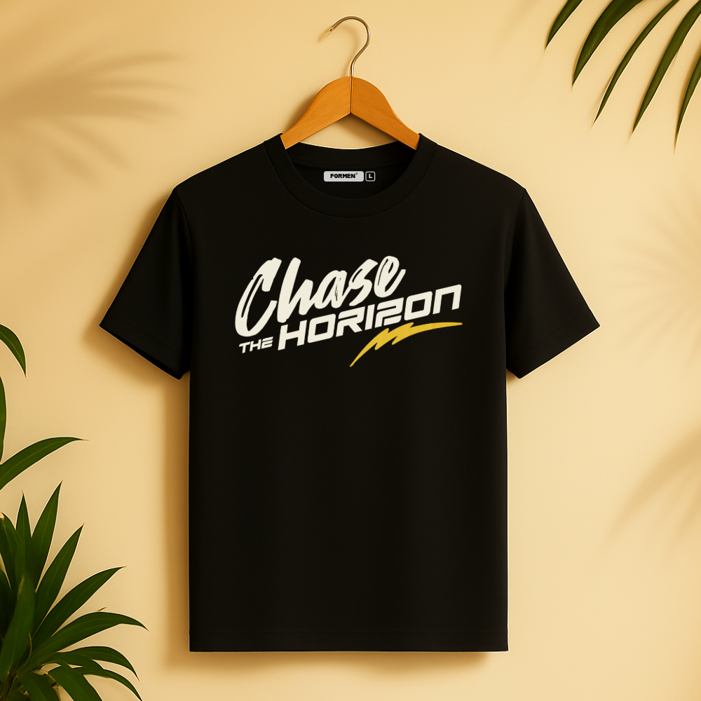 Chase The Horizon T-Shirt. Premium Polyester Streetwear Tee.
