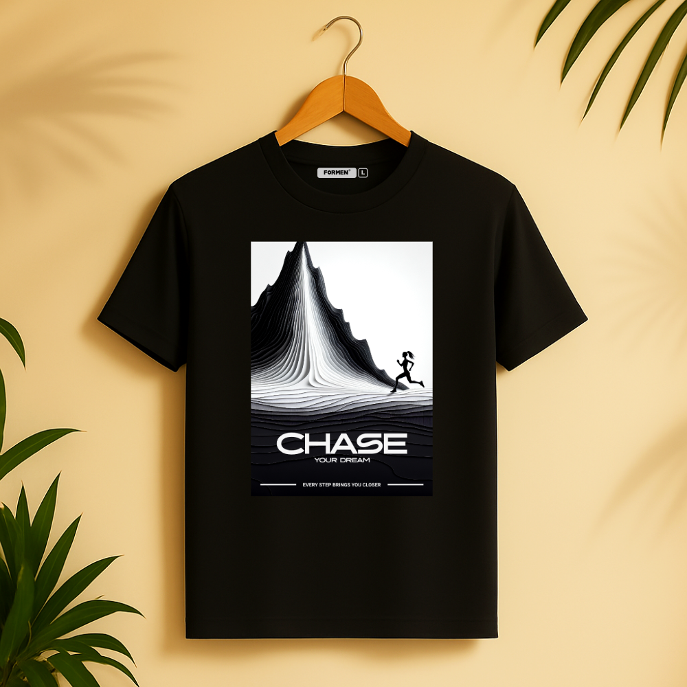 Chase Your Dream T-Shirt. Premium Polyester Streetwear Tee.