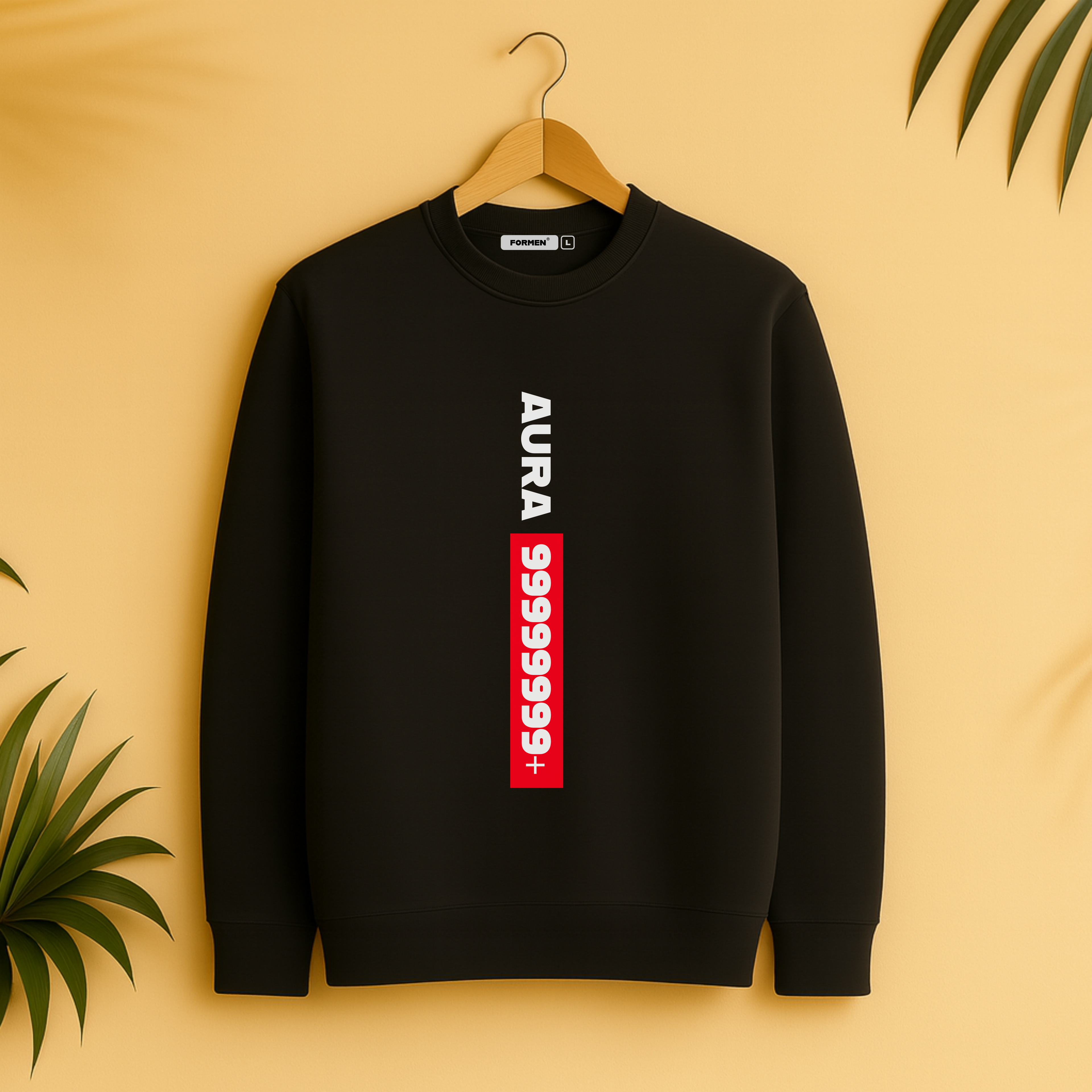 Aura Sweatshirt. Premium Luxury Streetwear Sweatshirt for Winter.